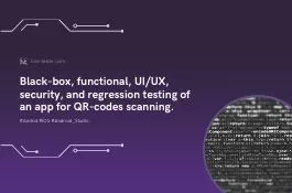 Black-box, functional, UI/UX, security, and regression testing of an app for QR-codes scanning.